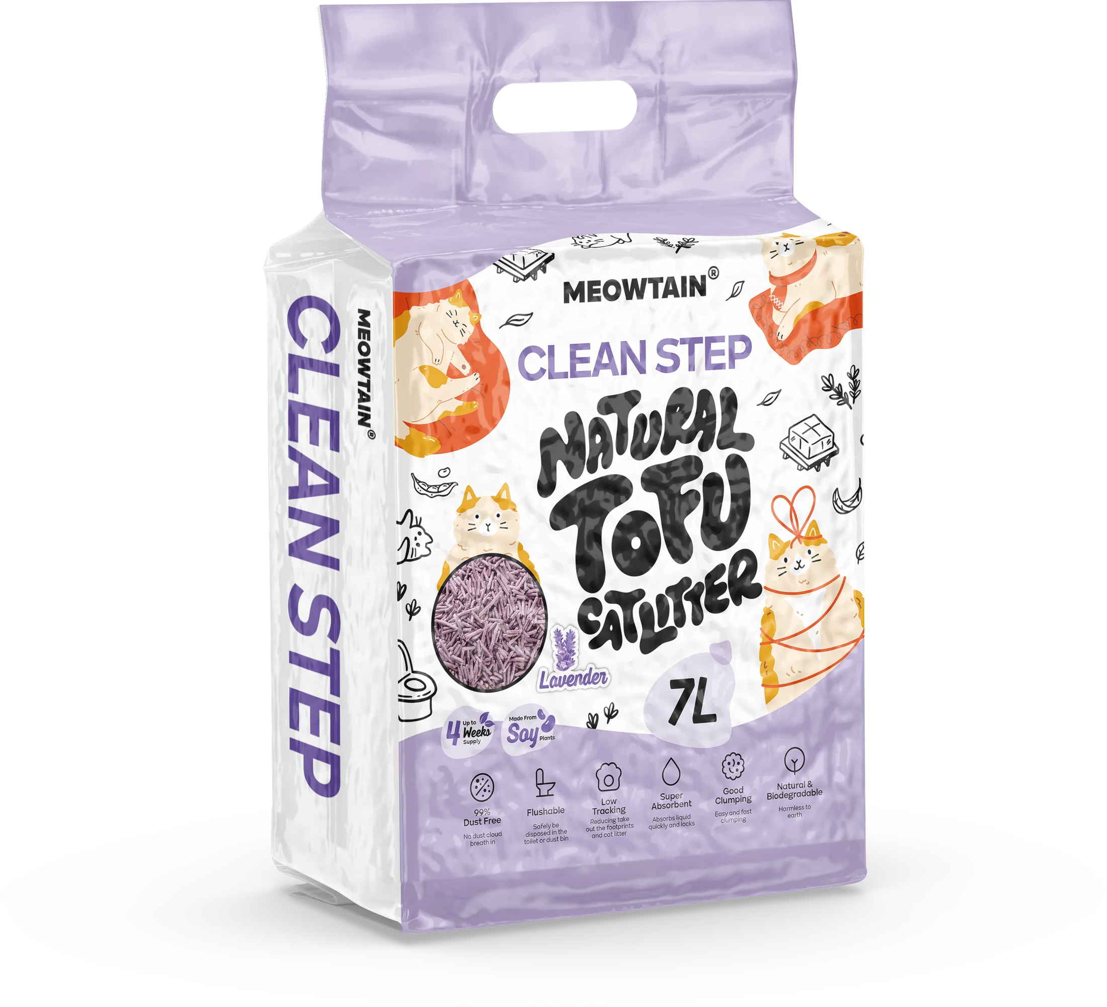 Tofu Cat Litter Lavender package